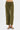 Risen High Rise Wide Leg Corduroy Pants in Moss Green