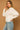 White Long Sleeve Convertible Drop Shoulder Sweater