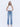 Lovervet High Rise Slim Wide Jeans in Light Wash