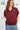 Maroon Luxeknit Relaxed Half-Zip Pullover