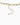 Two-Tone Beaded Necklace Gold and Silver