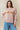Pink Pumpkin Sweater with Lace Bow Detail